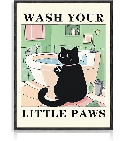 Mini Poster Grindstore – Cat Stroking For Beginners – 44 X 32 Cm, Senza Cornice