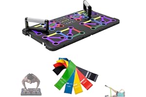 MAGIC SELECT Push-up Table 22 in 1. Folding Push Up Board with Handles for Home Training. Fitness Set - Home and Gym Exercise
