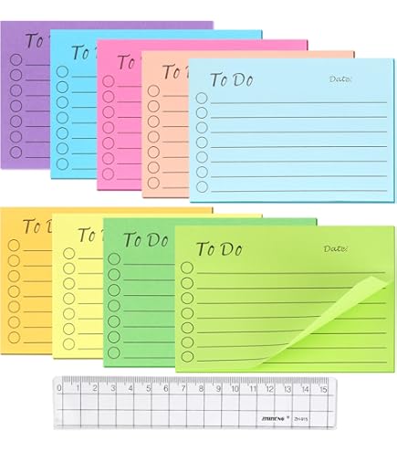 Post It Notes Post-it Super Sticky Cosmic - 101x152mm Lignées, 3 Blocs Couleurs Vives Fourniture Bureau Organisation