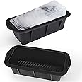 AIERSA Extra Large Ice Block Mold,2Pcs Large Ice Molds for Ice Bath,Silicone Ice Cube Molds for Cold Plunge Or Coolers,10x5x2.6 Inch Ice Tray