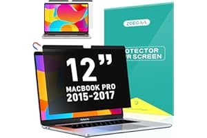 ZOEGAA Schermo privacy per MacBook Pro 12", compatibile con MacBook da 12" (modello A1534, versione 2017, 2016, 2015), filtro privacy per laptop e protezione antiriflesso