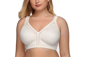 DotVol sin Aros Sujetador Reductor para Mujer Tallas Grandes Diario Bra