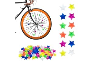 YIUWOD 72 PièCes,Catadioptre Velo - Reflecteur Velo Enfant - DéCoration VéLo Enfant - Convient à La Plupart des Types de VéLos, Choix de Cadeau Parfait pour Les GarçOns Et Les Filles