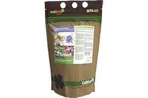 CULTIVERS Bio-Dünger für Sukkulenten und Sukkulenten für Kakteen, 1 kg. Dünger mit langsamer und kontrollierter Freisetzung. 100% biologischer und Veganer Ursprung