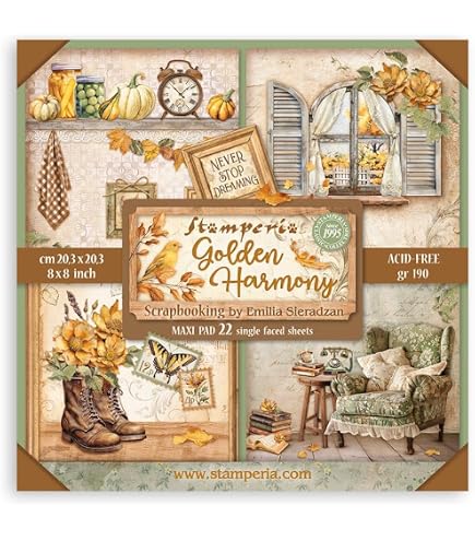 Carta Per Scrapbooking Vintage Library | Blocco 10 Fogli A4 190g/m² | Doppia Faccia | Per Fai Da Te E Decorazioni - Foto 10