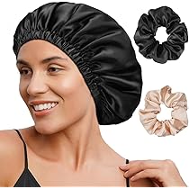FOLAI – Bonnet De Sommeil En Satin Pour Femme, Bonnet De