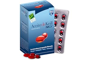 UN PRODUCTO DE 100 % NATURAL SL Aceite de Krill Antártico NKO 1000mg - Omega 3 EPA + DHA - 120 Perlas - Con Fosfolípidos, Colina y Astaxantina - 3 Veces Más Biodisponibilidad que Aceite de Pescado - Extracción en Frío - 100% Natural