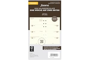‎FILOFAX Filofax Kalender Personal 1 Woche auf 2 Seiten cotton cream(deutsch)2026