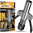 MIFMIA Locking Air Chuck, Heavy Duty Closed Flow with Six Steel Jaws, Locks onto Any Tire Valve, No Leaks or Pop-Offs, Rated to 150 PSI - Closed Flow