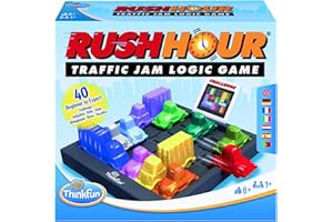Thinkfun Rush Hour - Traffic Jam Logic, Brain & Challenge Game - STEM Toys for Boys & Girls Age 8 Years Up - 2022 Version