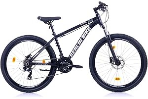 BERLIN BIKE Mountainbike MTB1 – mit komplettem Shimano Set - 21 Gang Shimano FD-TZ500/RD-TY300D, Dacron Hydraulische Scheibenbremsen