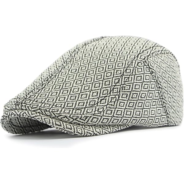Béret En Paille Réglable 55-59cm - Protection Solaire, Style Newsboy Pour Homme/Femme