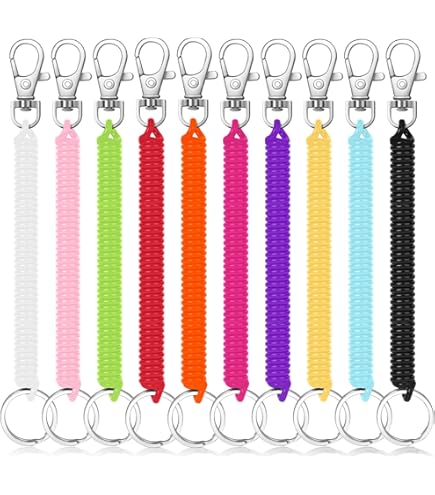 スコトリア  FLASH SPIRAL KEYRING グリーン SCOTRIA - SPIRAL KEYRING | LUIK FINN