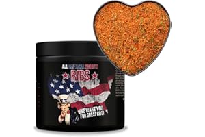 ‎ROYAL SPICE Royal Spice All American BBQ Ribs Rub 350 g - Authentic Spice Mix for Perfect Ribs from the Smoker - Dry Marinade - American Barbecue Dry Marinade - Tomato & Oregano