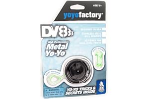 YOYO FACTORY YoyoFactory DV888 Yo-yo - Negro (Genial para Principiantes, Juego Yoyo Moderno, Cuerda e Instrucciones Incluidas)