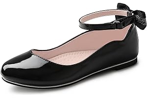 FUPPIA Girls Mary Jane Shoes Princess Ballerina Dress Uniform Shoes for Little Big Kids