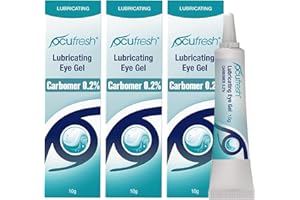 CARBOMER 0.2% Lubricating Eye Gel for Dry, Tired Eyes - Intensive Lubrication & Moisturising for Daily Eye Care Routine - Immediate Eye Hydration & Night Relief | 3 x10g Pack | SterlingSquare