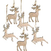 Logbuch-Verlag Weihnachtsanhänger Aus Holz - 12 Stück Naturfarbene Stern-Anhänger Für Baumdekoration