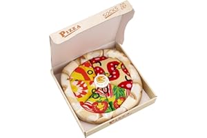 AGRIMONY Drôle Sandwich Pizza Chaussettes Boîte Hommes Femmes Garçons Cadeaux pour Hommes Colorés Drôles Drôles Chaussettes Folles