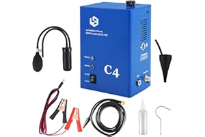 CUPEOHOME Automotive Smoke Machine Leak Detector with Built-in Air Pump, Smoke Machine Leak Tester EVAP Vacuum Smoke Diagnostic Tester Pipeline Fuel Leakage Detector for 12V Car, Motorcycle, Boat