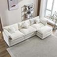 Comfynest Modern and Unique L Shaped Couch Design for Your Living Room (Beige)