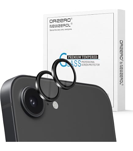 2 Kamera-Schutzfolien Für IPhone 16 Pro & Pro Max – 9H Gehärtetes Glas, Schwarz