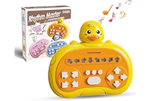 Tangdudu Electronic Music Rhythm Game Machine, Gioco di Pressione Rapida, Adolescenti e Adulti, Gioco di Memoria, Giocattoli Educativi Ritmici, Giocattolo Antistress per Ragazzi e Ragazze (Anatra)
