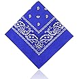 Lizzy Paisley Multifunctional Bandana's Headwear Neckwear Neckerchief Cycling Cowboy Scarf Head Neck Gaiter - Mens Womens Multipack Assorted Men Hair Pirate Bandana