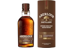 ‎ABERLOUR Aberlour 18 Jahre, Whisky mit Pedro Ximenez und Oloroso Sherry-Finish, Double Cask Reifung, Single Malt Scotch, für Whisky Sammler, 43 % vol, 700 ml