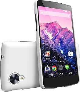 Ringke Nexus 5 Case SLIM Case [Free HD Film/Better Grip][LF WHITE] Premium Dual Coated Hard Case Cover for Google Nexus 5 (NOT for New Nexus 5X 2015) - ECO Package