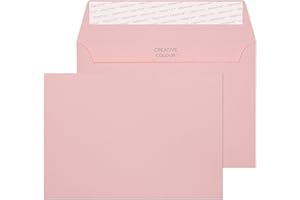 ‎BLAKE Blake Creative Colour 15101 Farbige Briefumschläge Haftklebung Baby Rosa C6 114 x 162 mm 120g/m² | 25 Stück
