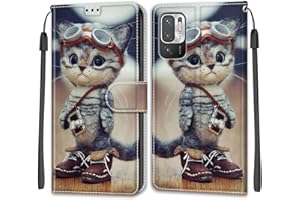 SIENIANLINE Funda para Xiaomi Redmi Note 10 5G / Note 10T 5G / Poco M3 Pro 5G, con [Cierre Magnético] Protectora de Cuero PU Carcasa para Xiaomi Redmi Note 10 5G / Note 10T 5G / Poco M3 Pro 5G