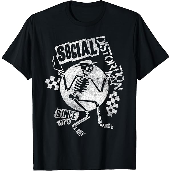 Official Social Distortion Torn Logo T-Shirt : Amazon.co.uk: Fashion
