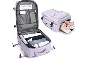 BJLFS Mochila Viaje Cabina Avion 40x20x25 para Ryanair maletas de viaje Bolsa de Cabina 45x36x20 para Easyjet Equipaje de Mano Vueling Bolsa de Viaje Mochila para Wizzair