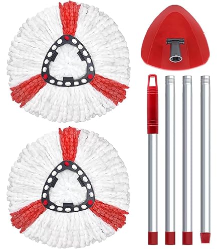 WAKAYOYO Wischmopp Set - 6 Ersatzbezüge Kompatibel Mit Vileda Turbo