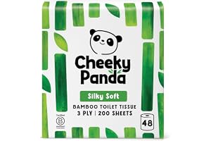 The Cheeky Panda 5060561630202 Toalettpapper, 48 rullar