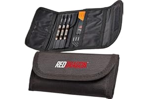 RED DRAGON Portfel Tri-Fold Pro Dart, Czarny, Etui na rzutki