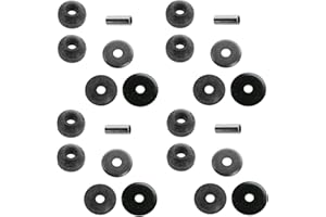 TRQ Front Rear Suspension Shock Strut Mount Bushing Kit Set 4pc for Acura TL Integra Chrysler Sebring Dodge Stratus Honda Accord CR-V Civic Del Sol Civic