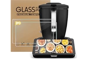 SKINGHONG 2 pellicole protettive per display per Vorwerk Thermomix TM7, durezza 9H, su misura, oleorepellente e antigraffio