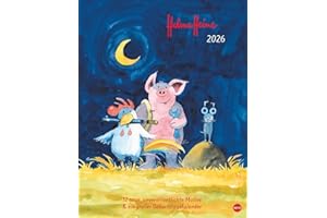 Helme Heine: Edition Kalender 2026: Liebevoll illustrierter Wandkalender von Helme Heine mit 12 neuen, unveröffentlichten Motiven. 34 x 44 cm.