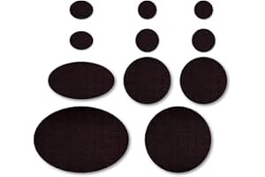 Nordtown Puffer Down Jacket Repair Patches | Black, Self-Adhesive, Pre-Cut, Waterproof, Subtle, Rip-Stop Nylon Fabric to Fix Jackets, Tents, Sleeping Bags, Ski Pants (11 Pieces)