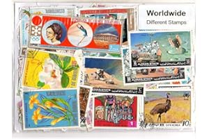 PGHSTAMPS World : 500 Different Worldwide Stamps Collection Mixture Packet Stamps for Collectors