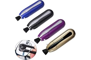 MIOTLSY WENTS Portable Lunettes Cleaner 4 Pieces Carbon Clean Injected Lunettes Lunettes De Soleil Brosse Outils Presbytes 2 en 1 Multifonctionnel Lunettes Cleaner Pack(4 Couleur)