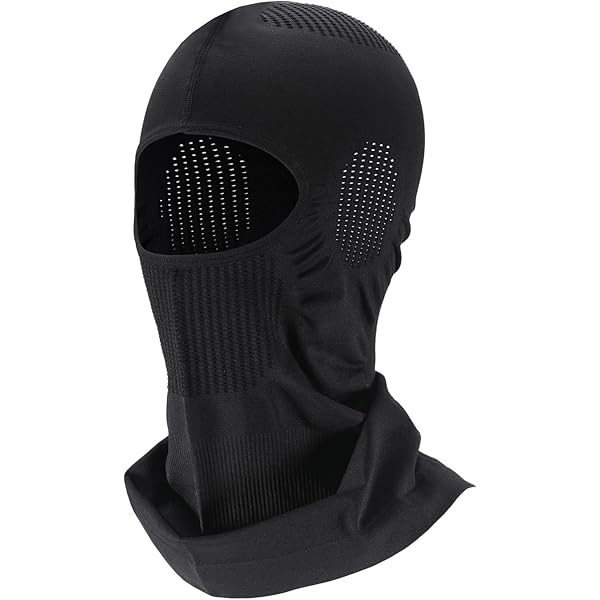 2 Stück Gesichtshaube Winter - Atmungsaktiv Skimaske Schwarz Einheitsgröße