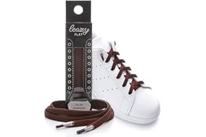 Leazy Cordones Elásticos sin Nudo para Zapatillas - Anclaje Sencillo en las Puntas - Cordones sin Atar para Niños y Adultos