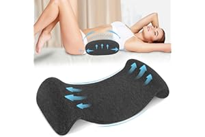 Azyvum Lendenwirbelkissen Orthopädisches aus Memory Foam, Rückenstützkissen zur Schmerzlinderung, Lendenkissen zum Schlafen,Ergonomisches Rückenkissen & Lendenwirbelstütze für Bett, Stuhl, Auto