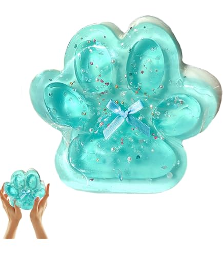 Squishy en silicone avec patte de chaton : jouet anti-stress kawaii Squishy en silicone avec patte de chaton : jouet anti-stress kawaii