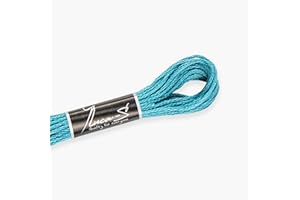 Premium Embroidery Thread Luca-S, 100% Giza Cotton, Oeko TEX Certified Stranded Cotton - 164 / DMC 3810 / Anchor 1064