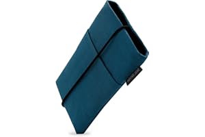 Adore June Handytasche Bene kompatibel mit 6,7-7,0 Zoll Smartphones (wie iPhone 17 Pro Max, iPhone 16 Pro Max, 16 Plus, Galaxy S25 Ultra, Pixel 10 Pro XL), Gummi-Verschluss, Farbe Ozean-Blau