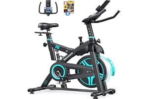 ‎TOPUTURE [2025 Aktualisierte]Heimtrainer Fahrrad mit APP, 0-100% Magnetwiderstand Stationäres, 15KG Schwungrad, Ultraleise, Ergometer Hometrainer mit LCD-Monitor, Bis 160KG, Tablet-Halter